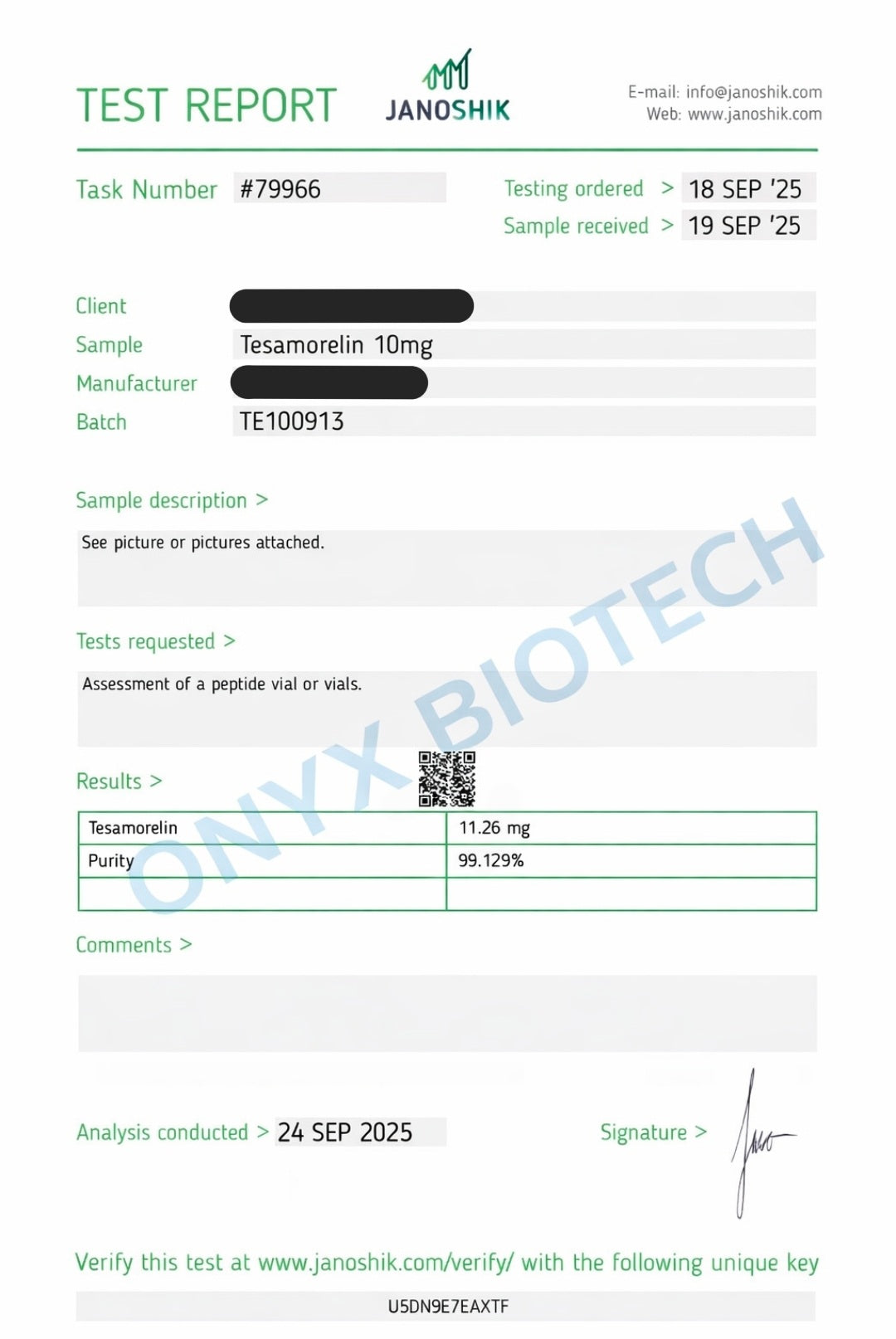 Tesamorelin 10mg